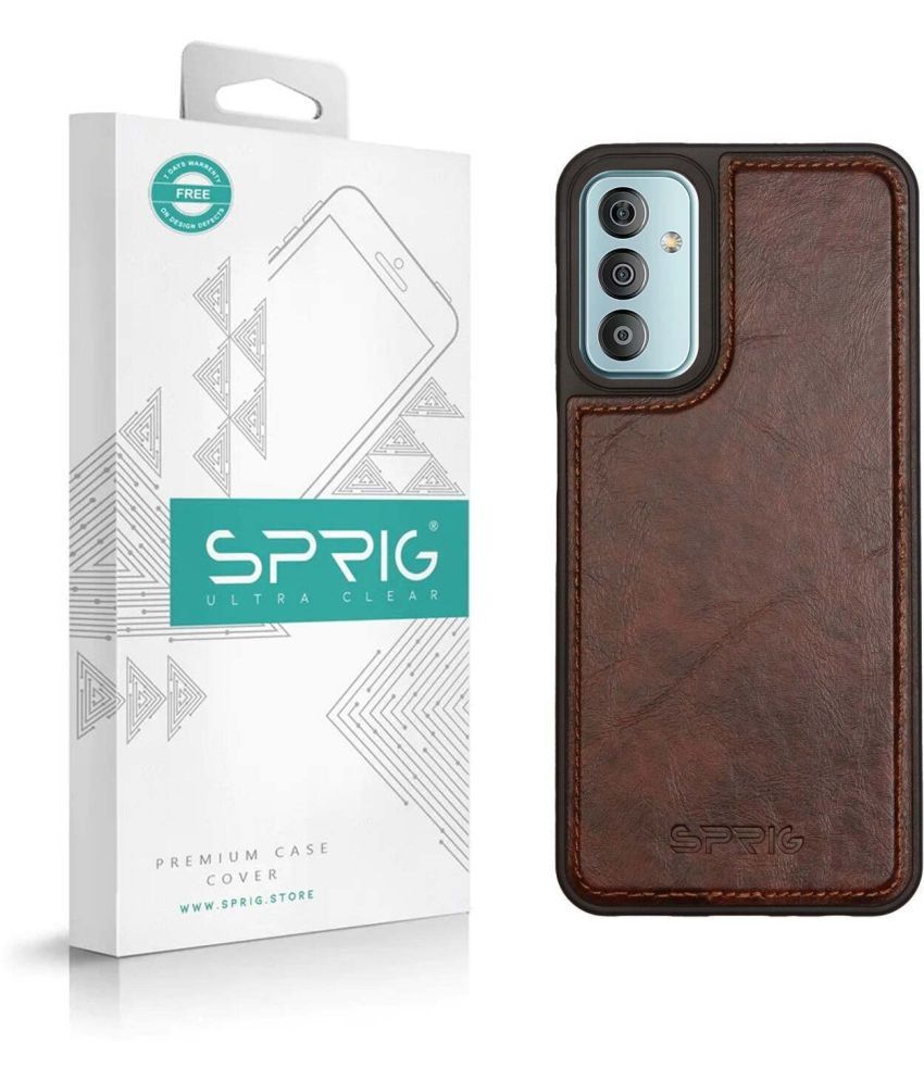     			Sprig Plain Cases Compatible For Leather Samsung Galaxy F23 5G ( Pack of 1 )