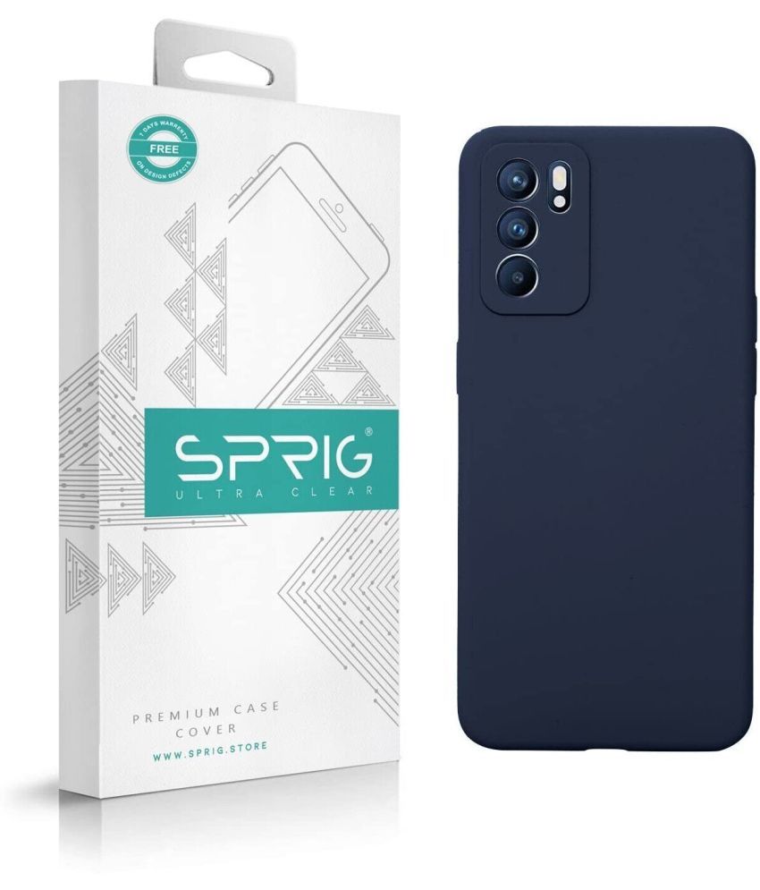     			Sprig Plain Cases Compatible For Silicon Oppo Reno 6 5G ( Pack of 1 )