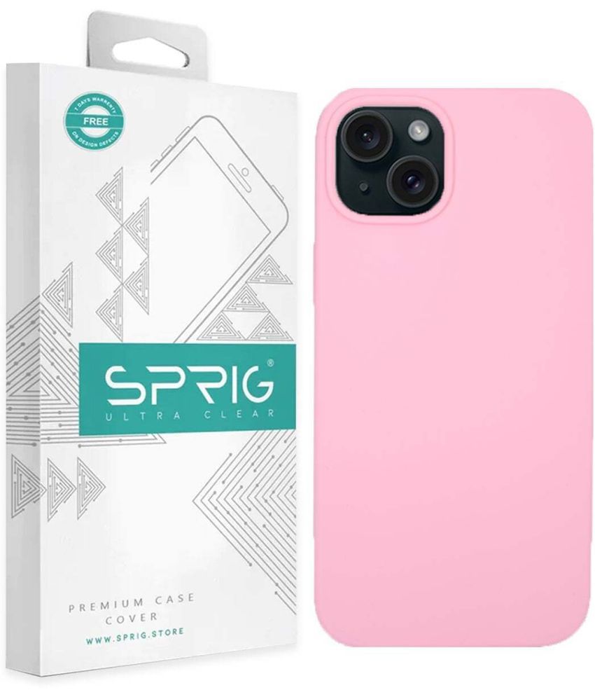     			Sprig Plain Cases Compatible For Silicon Apple Iphone 15 Plus ( Pack of 1 )