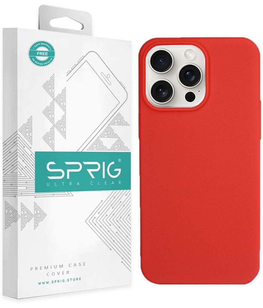     			Sprig Plain Cases Compatible For TPU Glossy Cases Apple Iphone 15 Pro Max ( Pack of 1 )