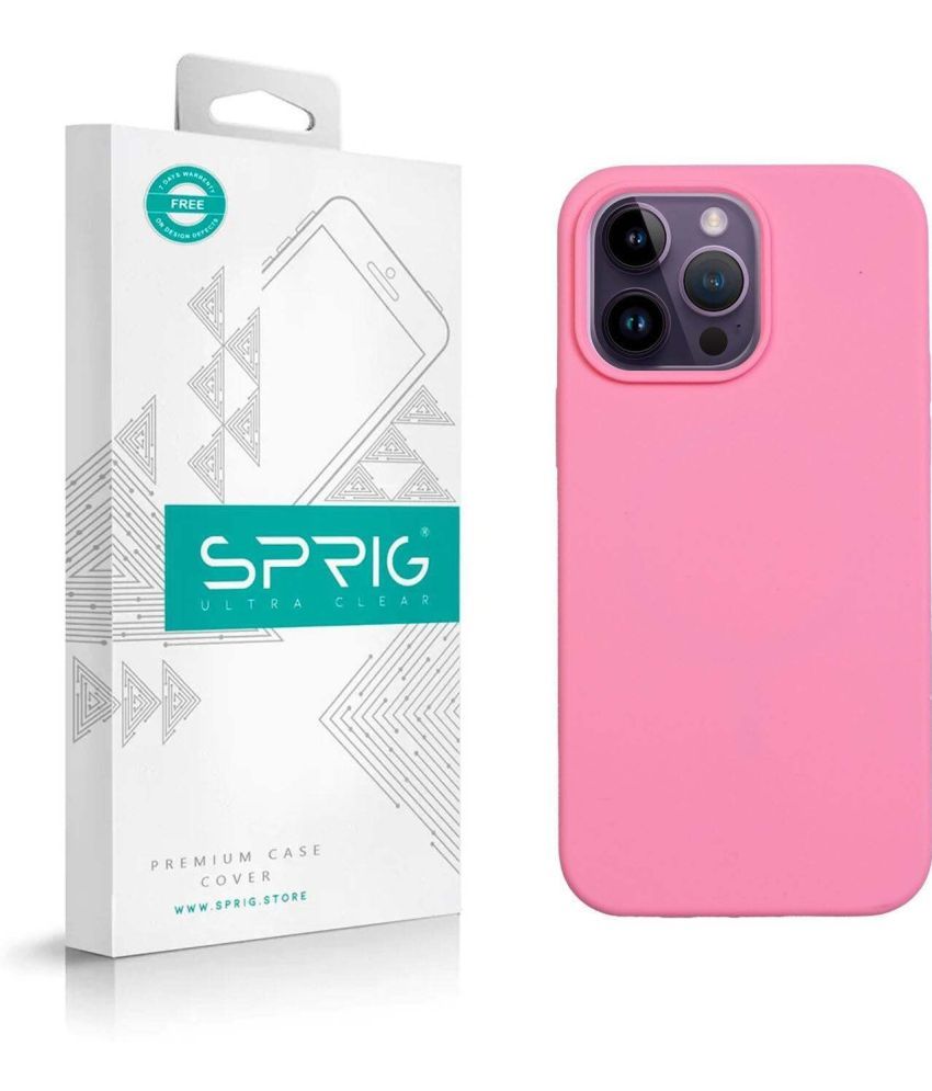     			Sprig Plain Cases Compatible For Silicon Apple Iphone 14 Pro Max ( Pack of 1 )