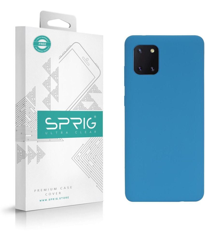     			Sprig Plain Cases Compatible For Silicon Samsung Galaxy Note 10 Lite ( Pack of 1 )