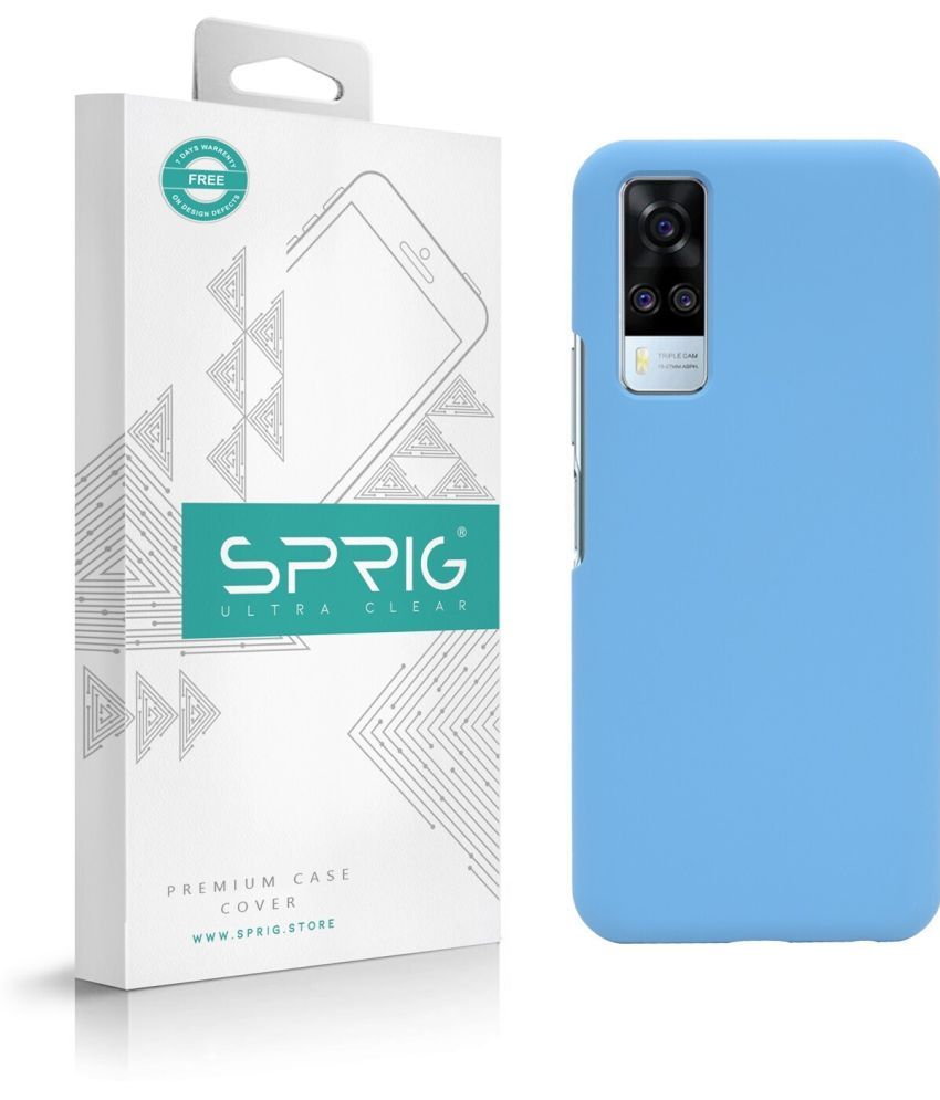     			Sprig Plain Cases Compatible For Silicon Vivo Y31 ( Pack of 1 )