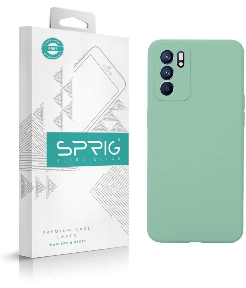     			Sprig Plain Cases Compatible For Silicon Oppo Reno 6 5G ( Pack of 1 )