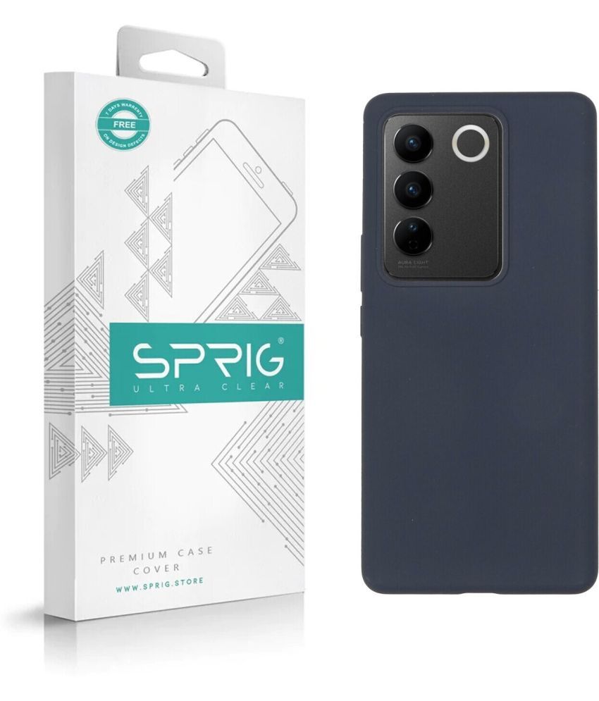     			Sprig Plain Cases Compatible For Silicon Vivo V27 Pro 5G ( Pack of 1 )