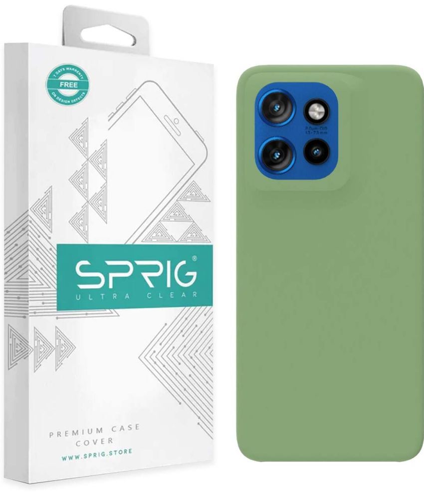     			Sprig Plain Cases Compatible For Silicon Motorola Edge 50 Neo ( Pack of 1 )