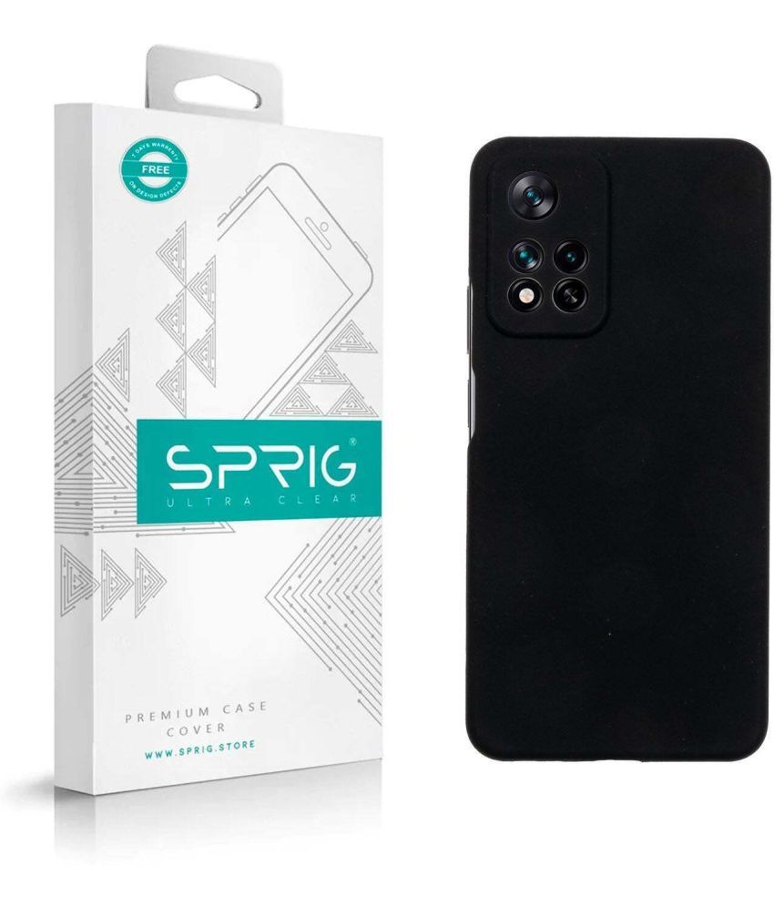     			Sprig Plain Cases Compatible For Silicon Mi 11I Hyperchange ( Pack of 1 )