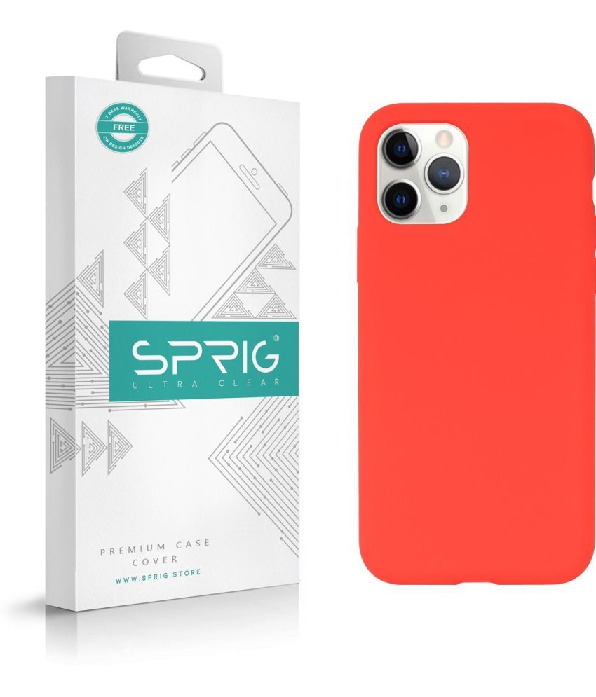     			Sprig Plain Cases Compatible For Silicon Apple Iphone 11 Pro ( Pack of 1 )