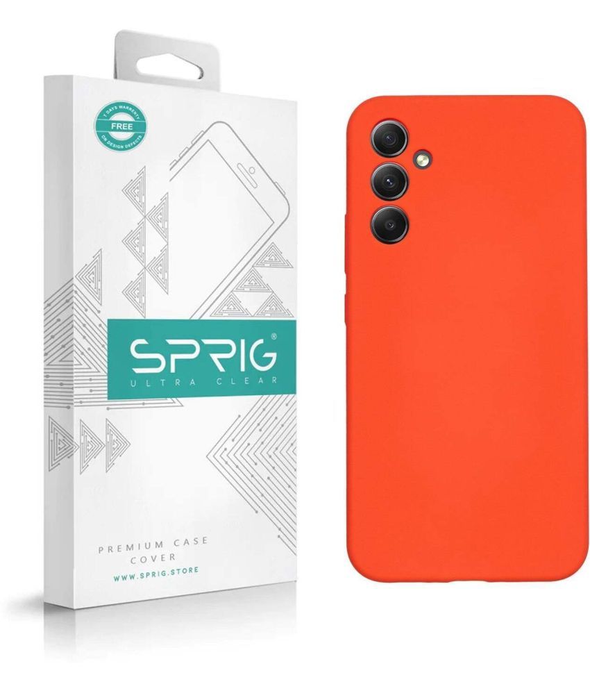     			Sprig Plain Cases Compatible For Silicon Samsung Galaxy A34 5G ( Pack of 1 )