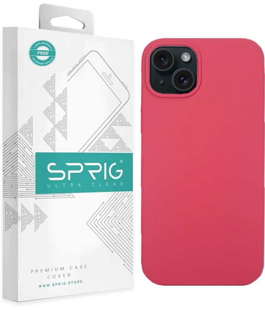     			Sprig Plain Cases Compatible For Silicon Apple Iphone 15 ( Pack of 1 )