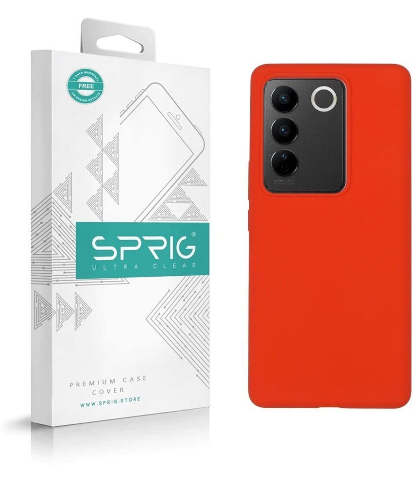     			Sprig Plain Cases Compatible For Silicon Vivo V27 Pro 5G ( Pack of 1 )