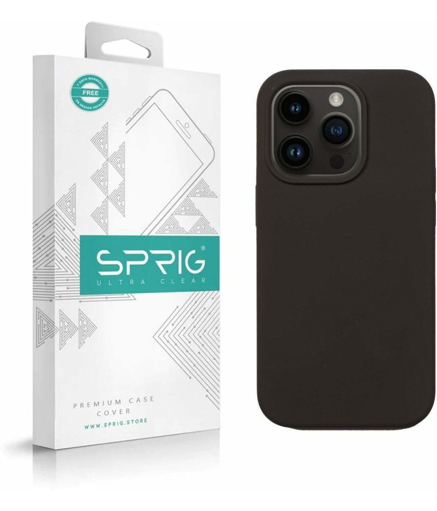     			Sprig Plain Cases Compatible For Silicon Apple Iphone 14 Pro ( Pack of 1 )