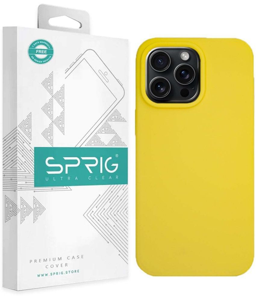     			Sprig Plain Cases Compatible For Silicon Apple Iphone 15 Pro Max ( Pack of 1 )