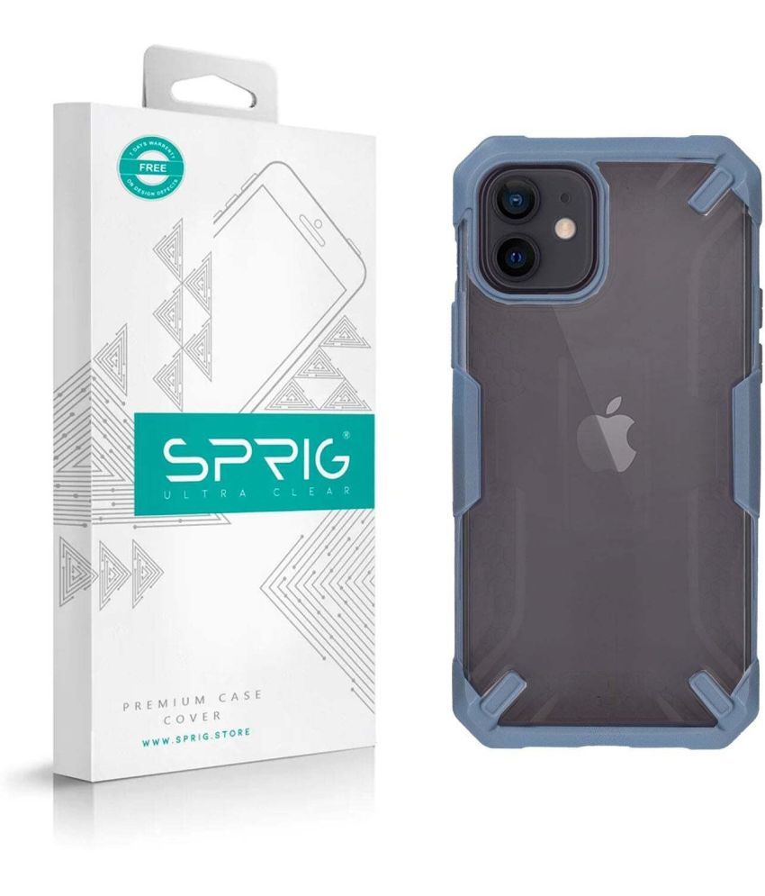     			Sprig Plain Cases Compatible For TPU Glossy Cases Apple Iphone 12 Pro ( Pack of 1 )