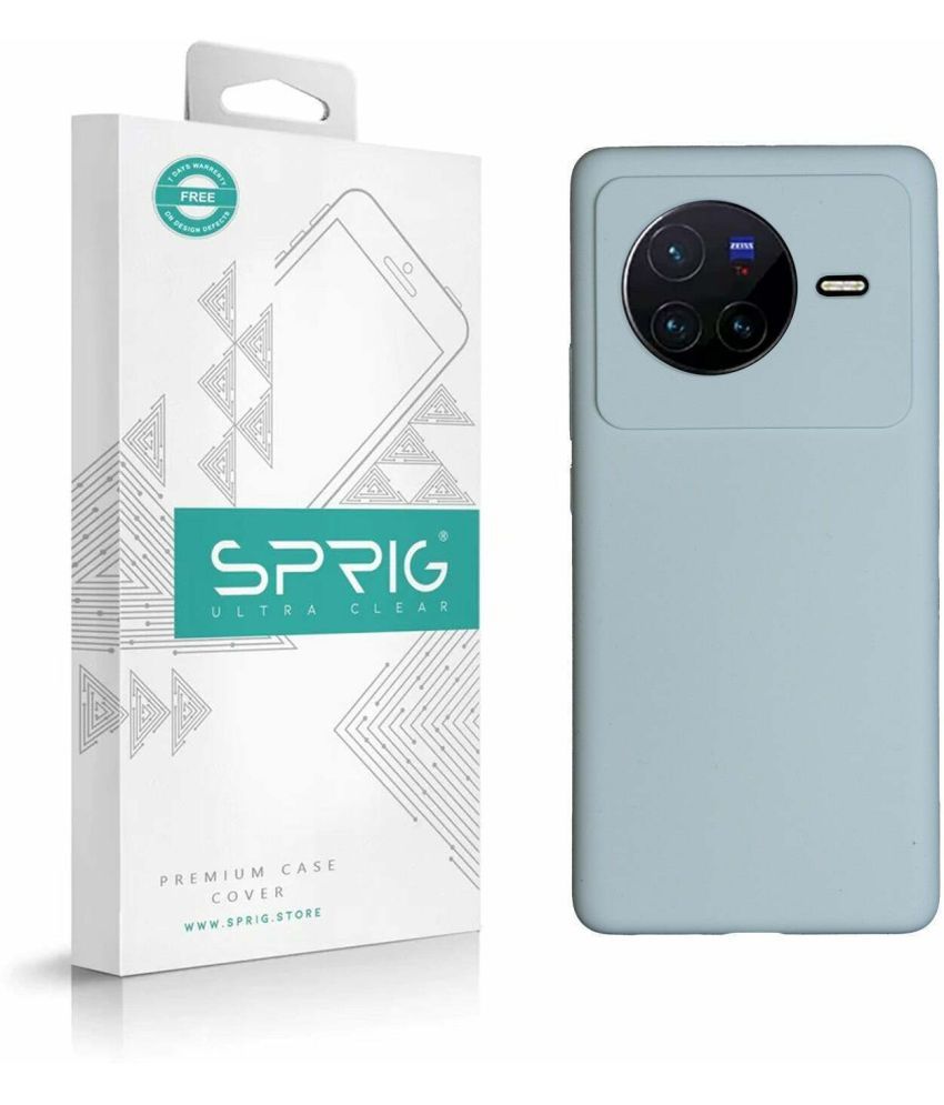     			Sprig Plain Cases Compatible For Silicon Vivo X80 5G ( Pack of 1 )