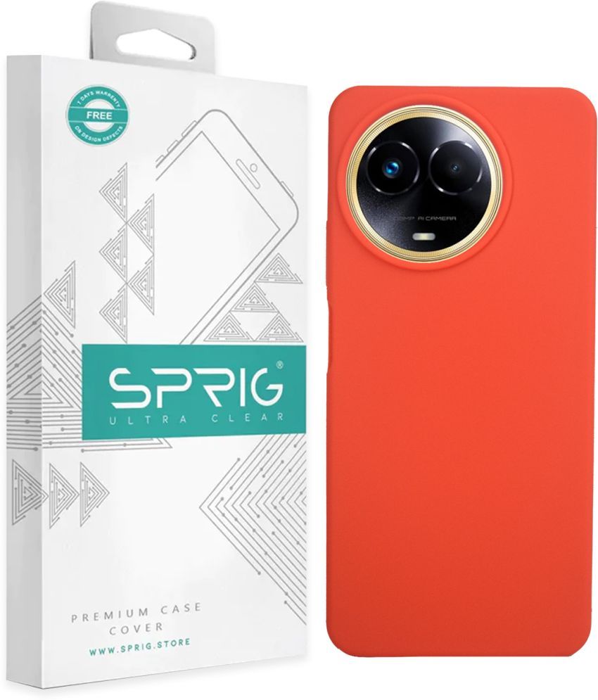     			Sprig Plain Cases Compatible For Silicon Realme Narzo 60X 5G ( Pack of 1 )