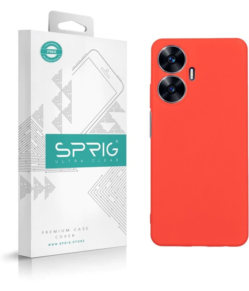     			Sprig Plain Cases Compatible For TPU Glossy Cases Realme C55 ( Pack of 1 )