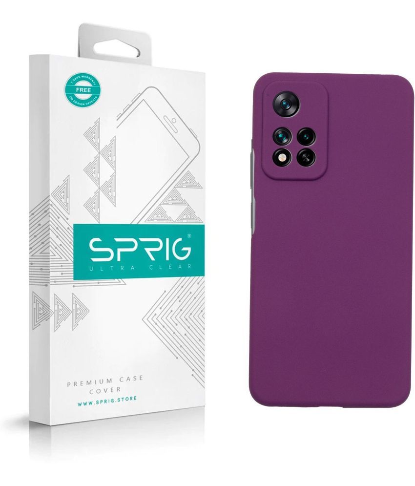     			Sprig Plain Cases Compatible For Silicon Mi 11I Hypercharge ( Pack of 1 )