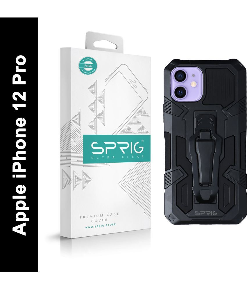     			Sprig Plain Cases Compatible For TPU Glossy Cases Apple Iphone 12 Pro ( Pack of 1 )