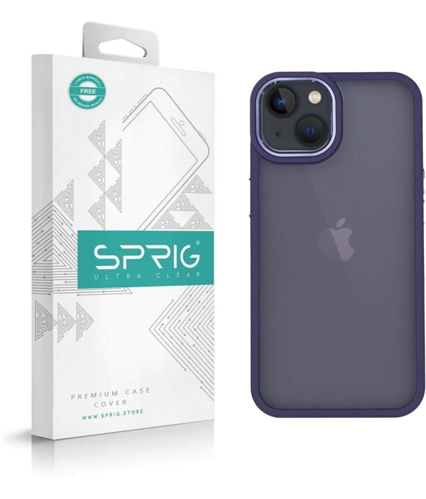     			Sprig Plain Cases Compatible For Polycarbonate Apple Iphone 13 ( Pack of 1 )