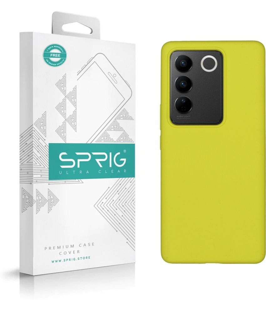     			Sprig Plain Cases Compatible For Silicon Vivo V27 Pro 5G ( Pack of 1 )