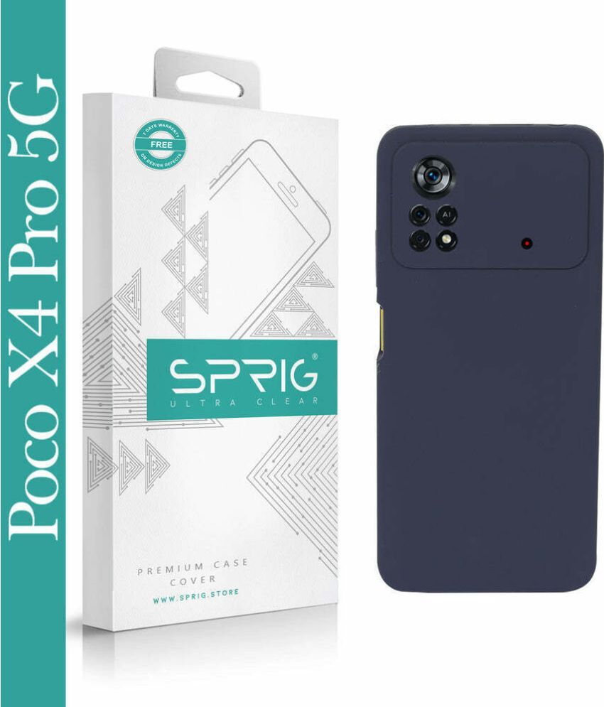     			Sprig Plain Cases Compatible For Silicon Poco X4 Pro 5G ( Pack of 1 )