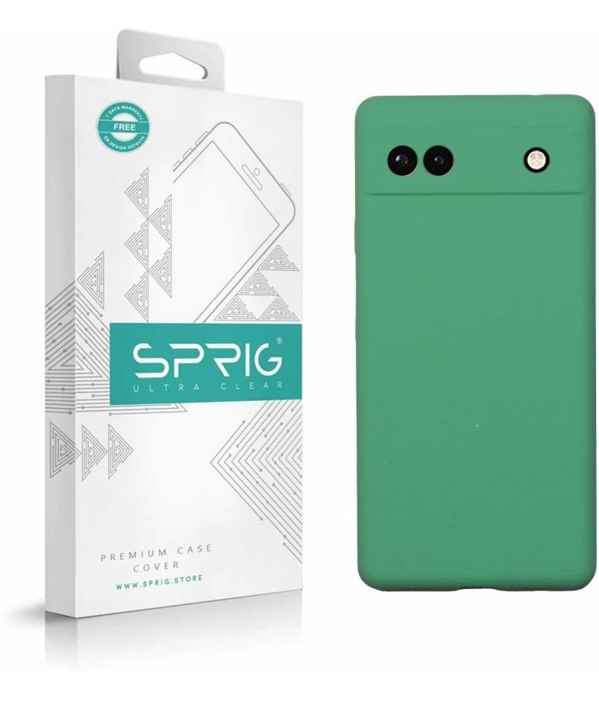     			Sprig Plain Cases Compatible For Silicon Google Pixel 6A ( Pack of 1 )