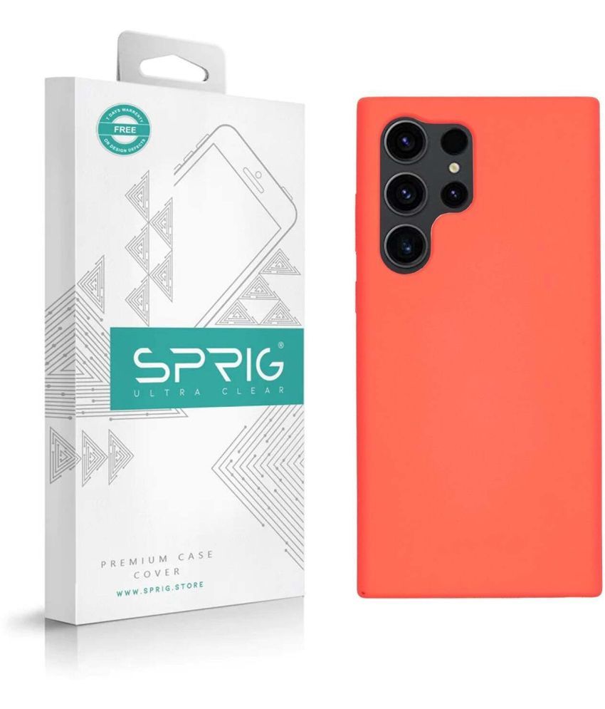     			Sprig Plain Cases Compatible For Silicon Samsung Galaxy S23 Ultra 5G ( Pack of 1 )