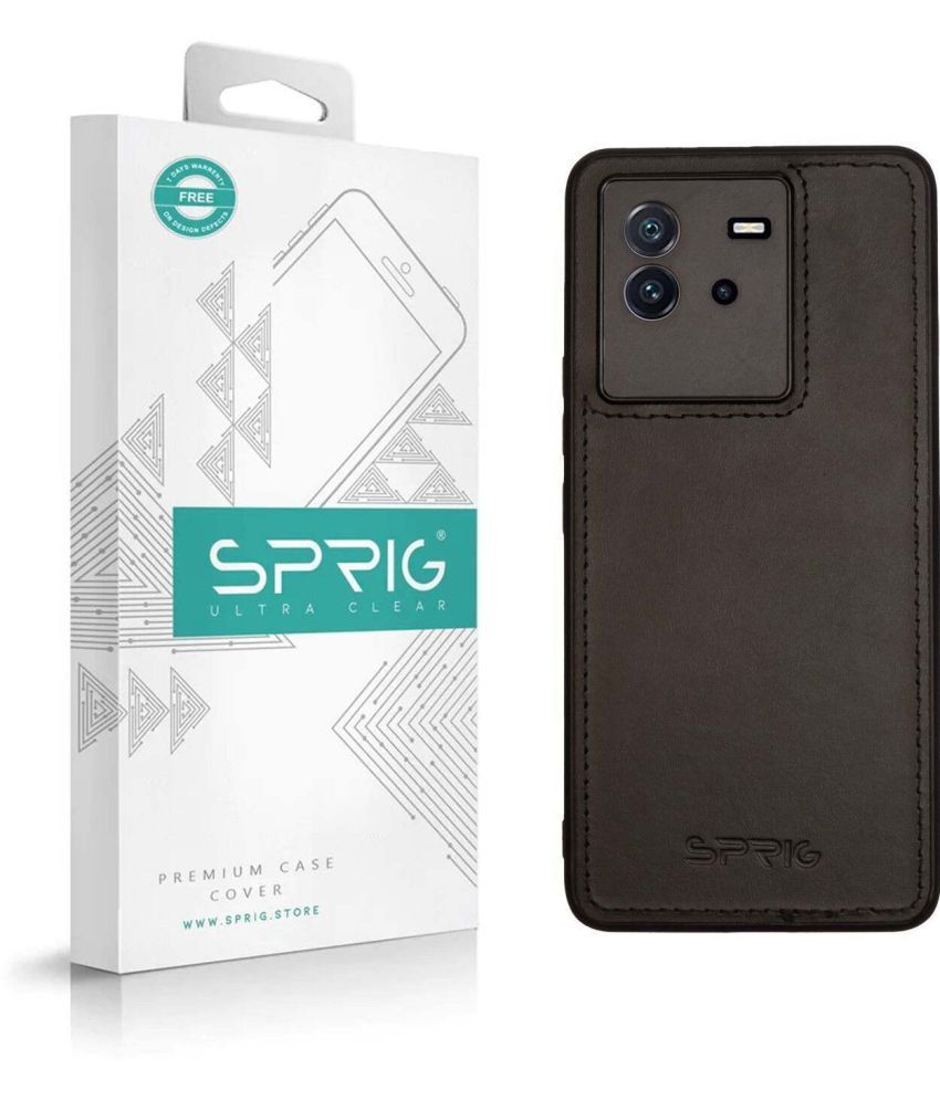     			Sprig Plain Cases Compatible For Leather Iqoo Neo 6 5G ( Pack of 1 )