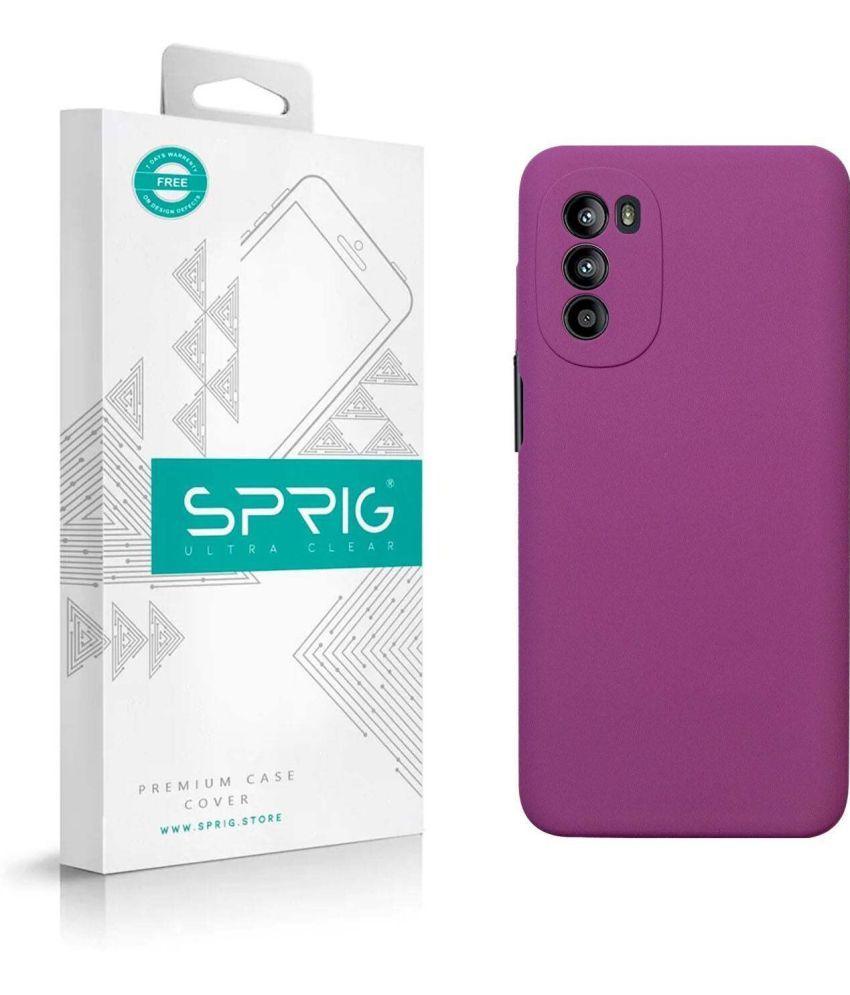     			Sprig Plain Cases Compatible For Silicon Motorola G52 ( Pack of 1 )