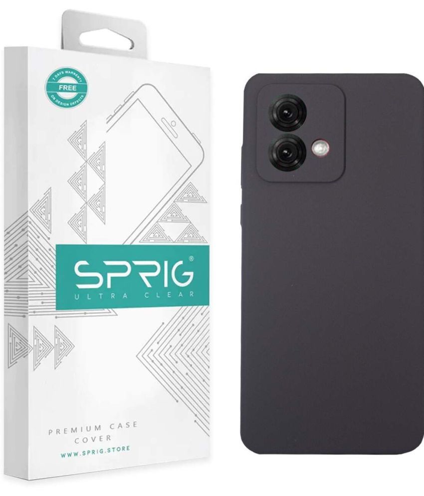     			Sprig Plain Cases Compatible For Silicon Motorola G84 5G ( Pack of 1 )