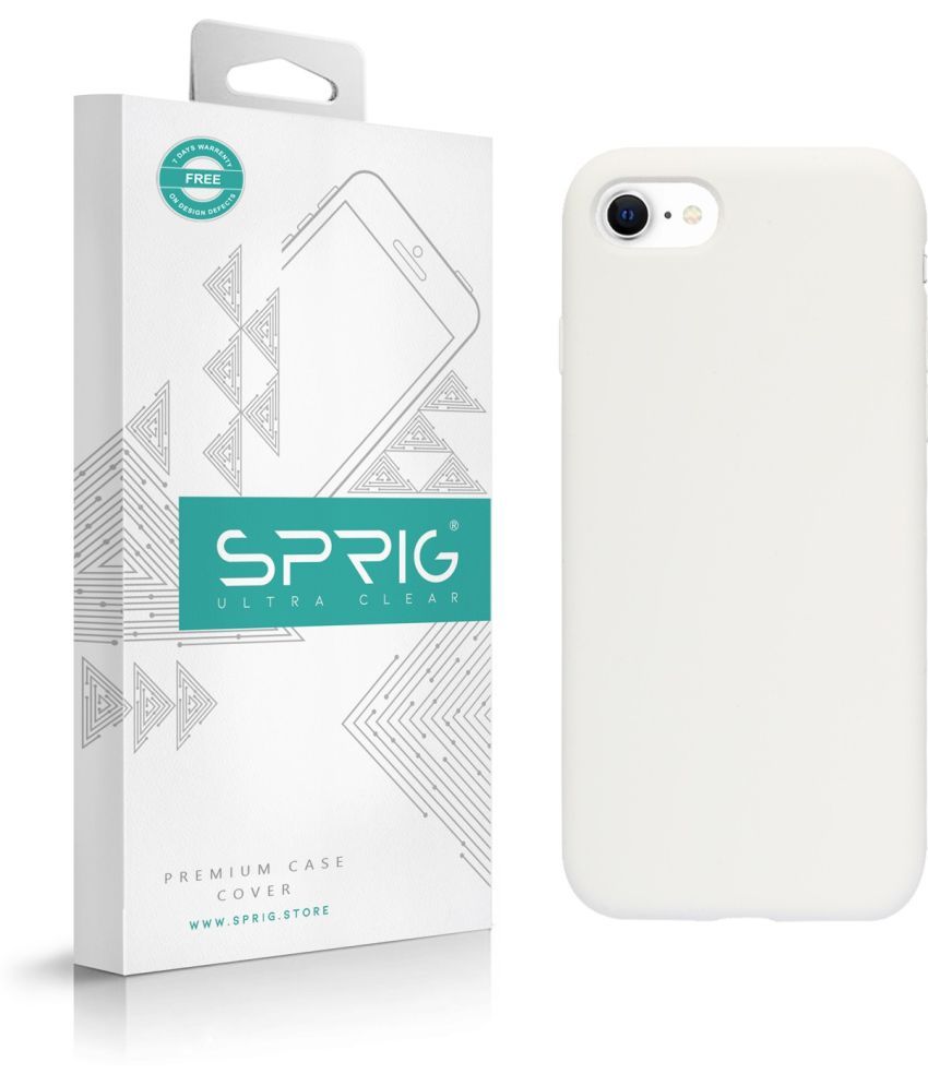     			Sprig Plain Cases Compatible For Silicon Apple Iphone Se 2022 ( Pack of 1 )