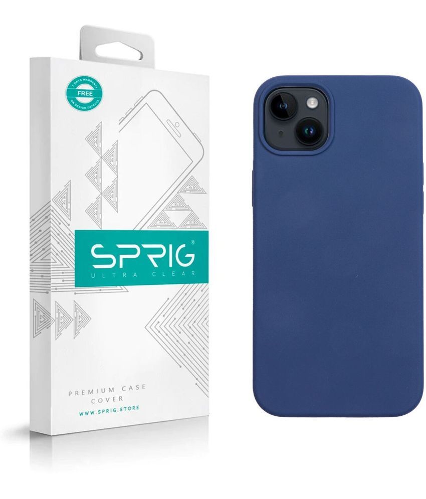     			Sprig Plain Cases Compatible For Silicon Apple Iphone 14 Plus ( Pack of 1 )