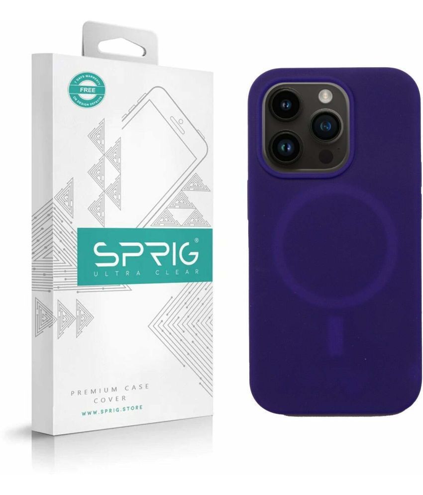     			Sprig Plain Cases Compatible For Silicon Apple Iphone 14 Pro ( Pack of 1 )