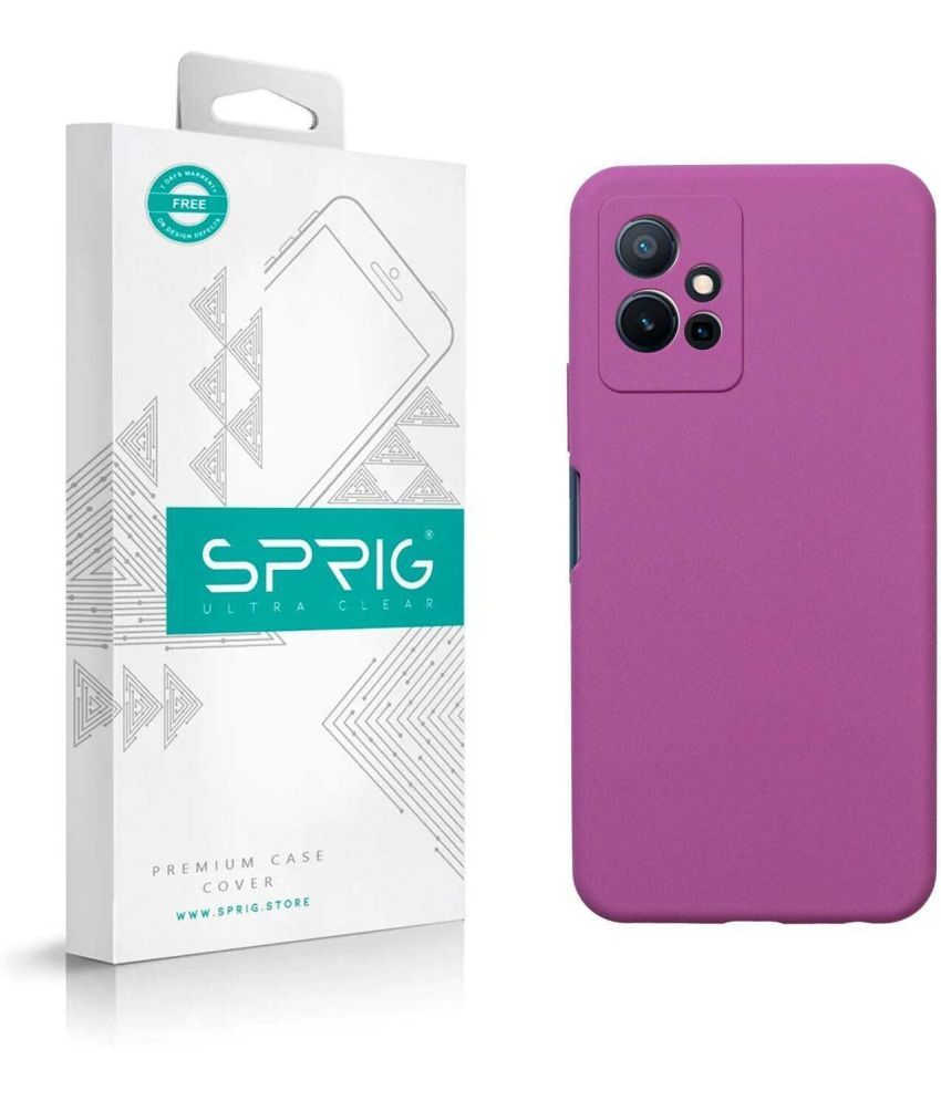     			Sprig Plain Cases Compatible For Silicon Vivo T1 5G ( Pack of 1 )