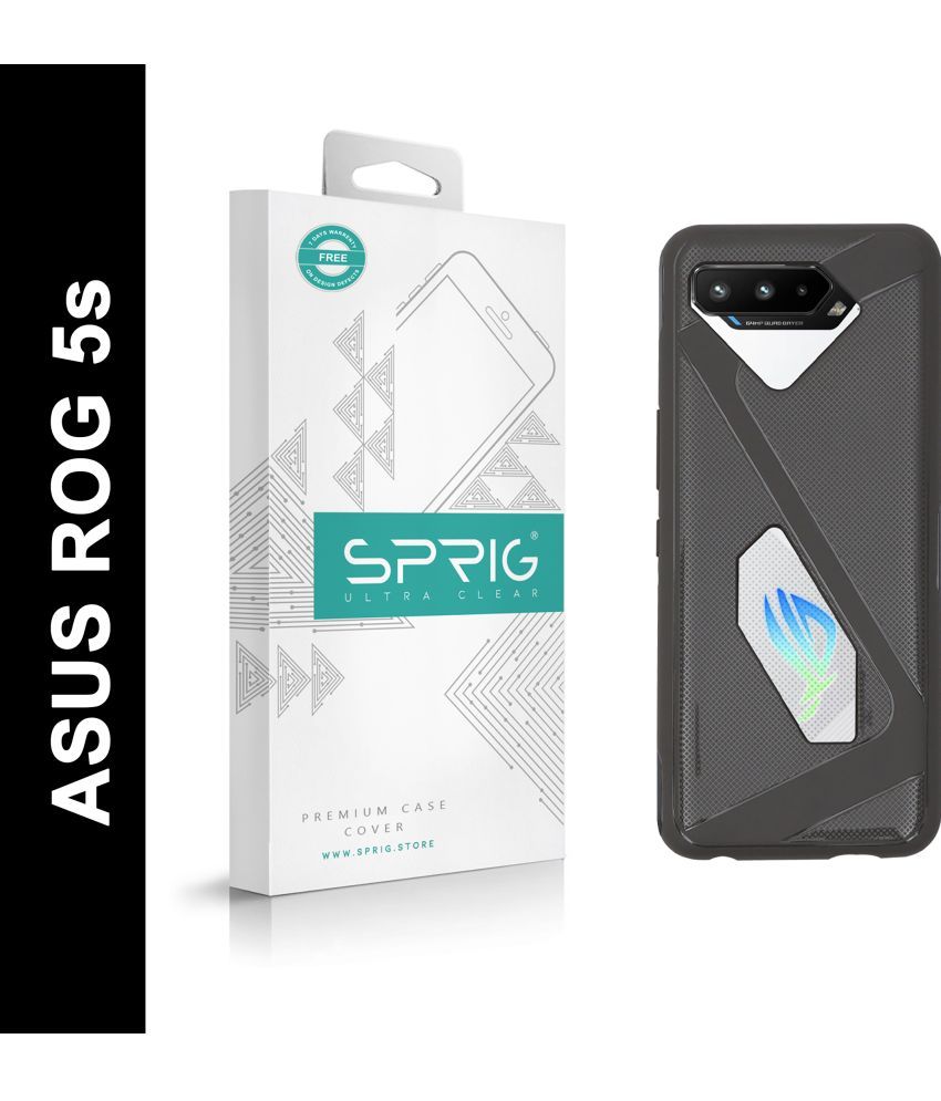     			Sprig Plain Cases Compatible For TPU Glossy Cases Asus Rog Phone 5S ( Pack of 1 )