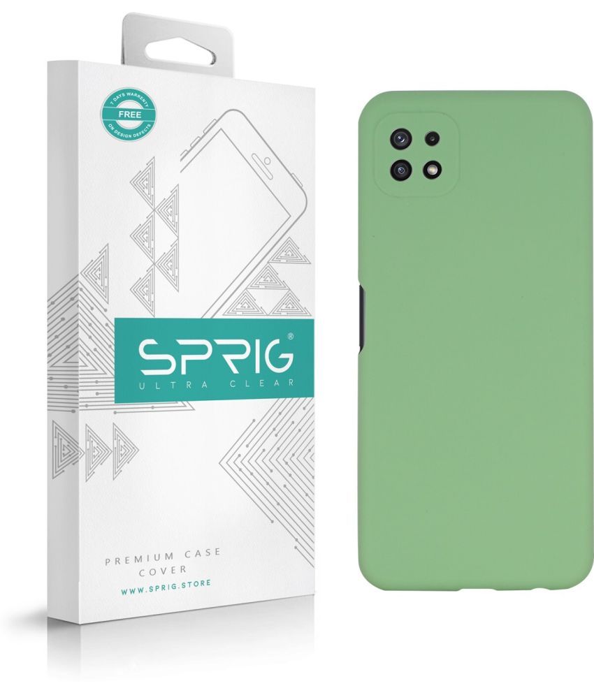     			Sprig Plain Cases Compatible For Silicon Samsung Galaxy A22 5G ( Pack of 1 )