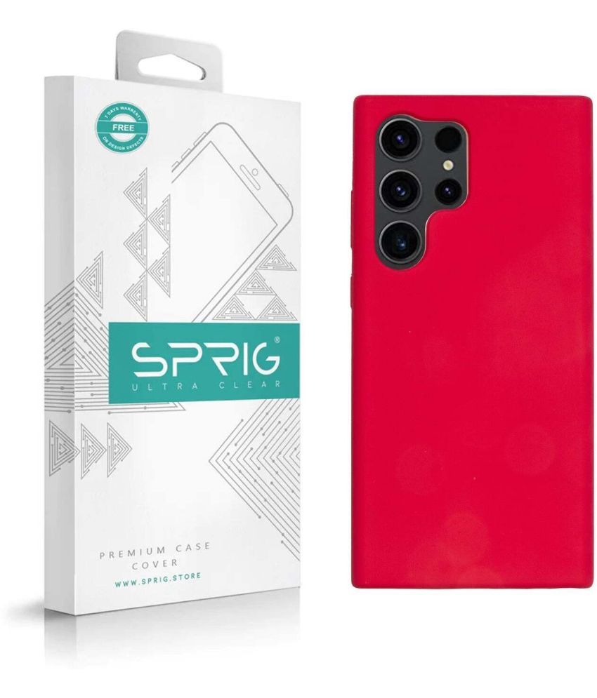     			Sprig Plain Cases Compatible For Silicon Samsung Galaxy S23 Ultra 5G ( Pack of 1 )