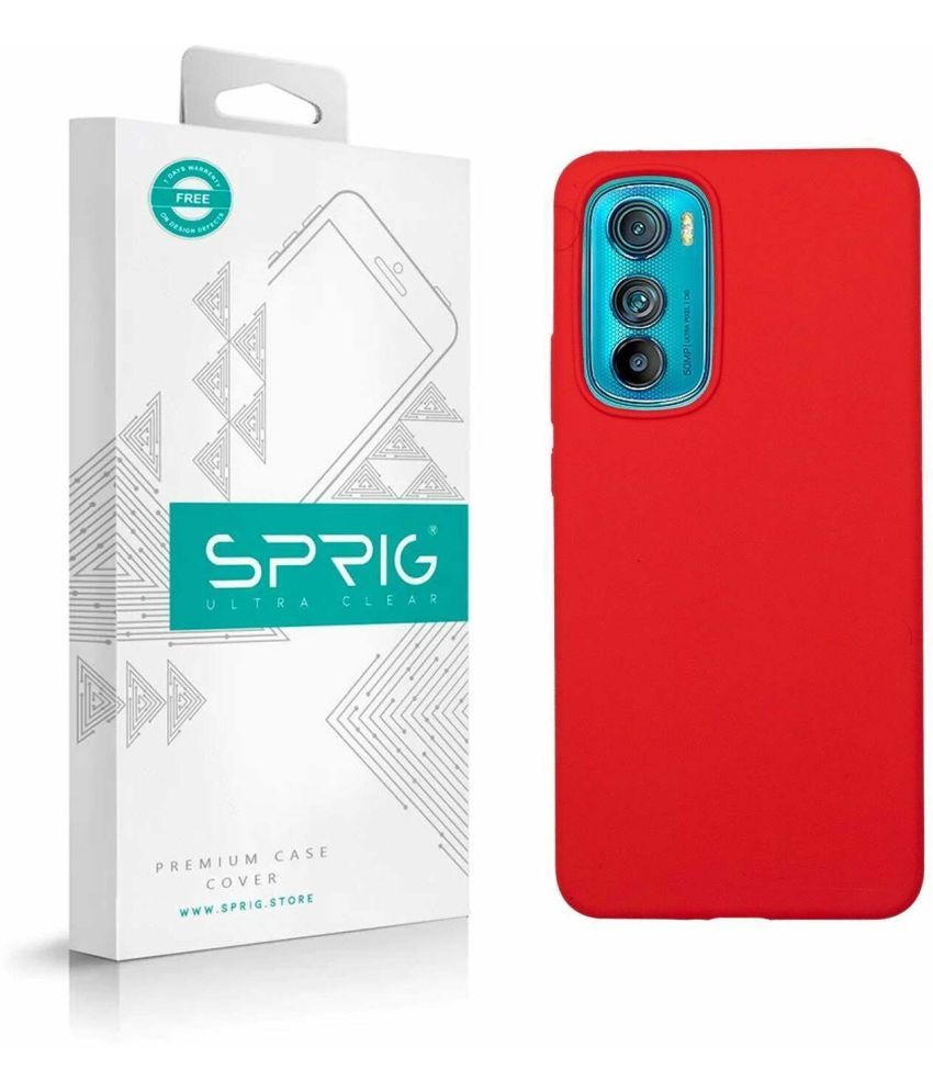     			Sprig Plain Cases Compatible For Silicon Motorola Edge 30 ( Pack of 1 )