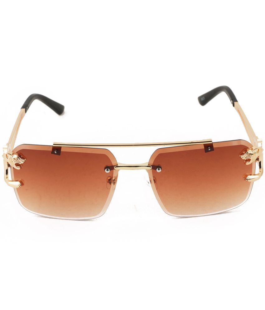     			Bayberry Gold Oversized Sunglasses ( Pack of 1 )