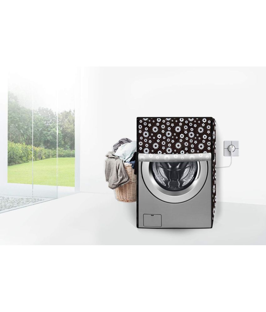     			ENTICE Front Load Washing Machine Cover Compatiable For 10 kg - Black