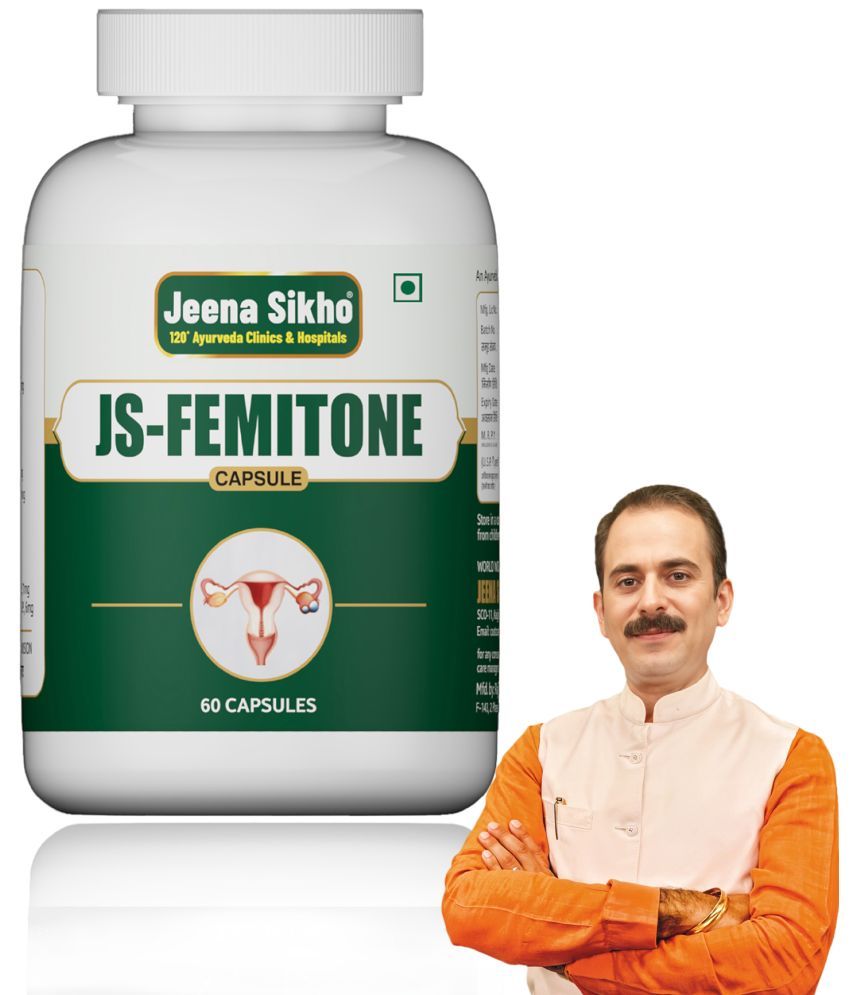     			Jeena Sikho JS-Femitone Capsules | Herbal Supplement For Women Wellness, 60 Capsules