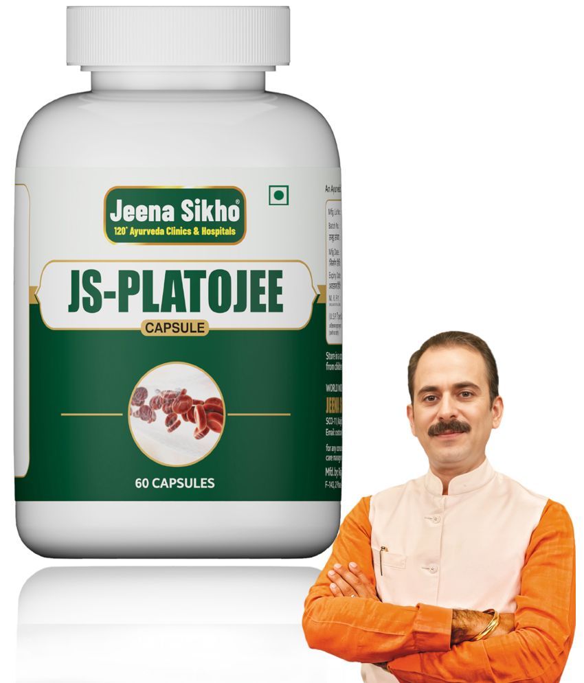     			Jeena Sikho Js-Platojee Capsules | Herbal Supplement For Overall Wellbeing, 60 Capsules