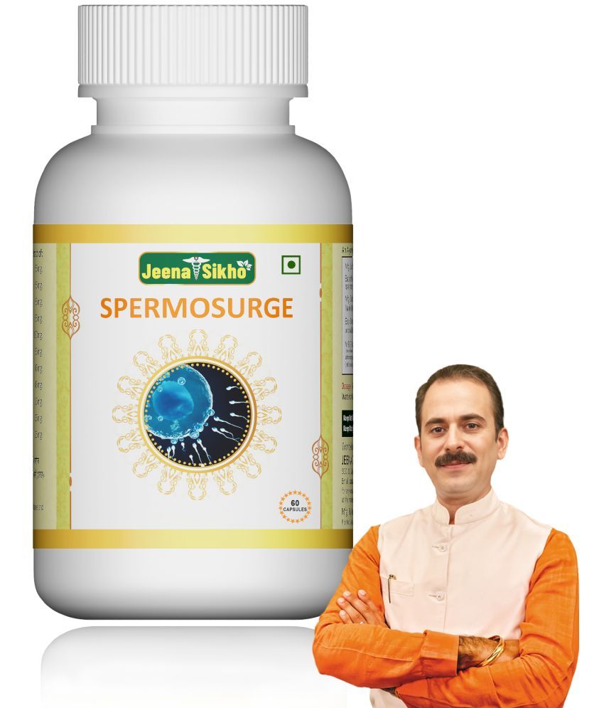     			Jeena Sikho Spermosurge Capsules | Herbal Men Wellness Supplement, 60 Capsules