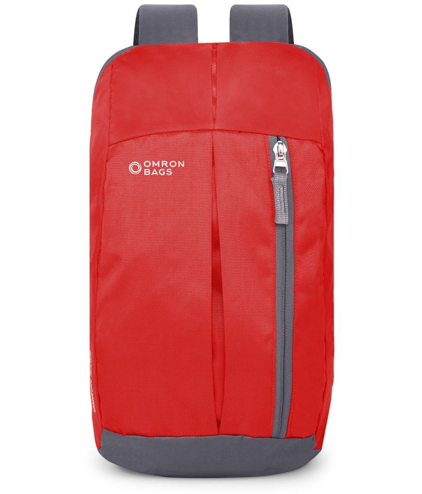     			OMRON BAGS 12 Ltrs Polyester Backpack *For Men & Women ( Red )