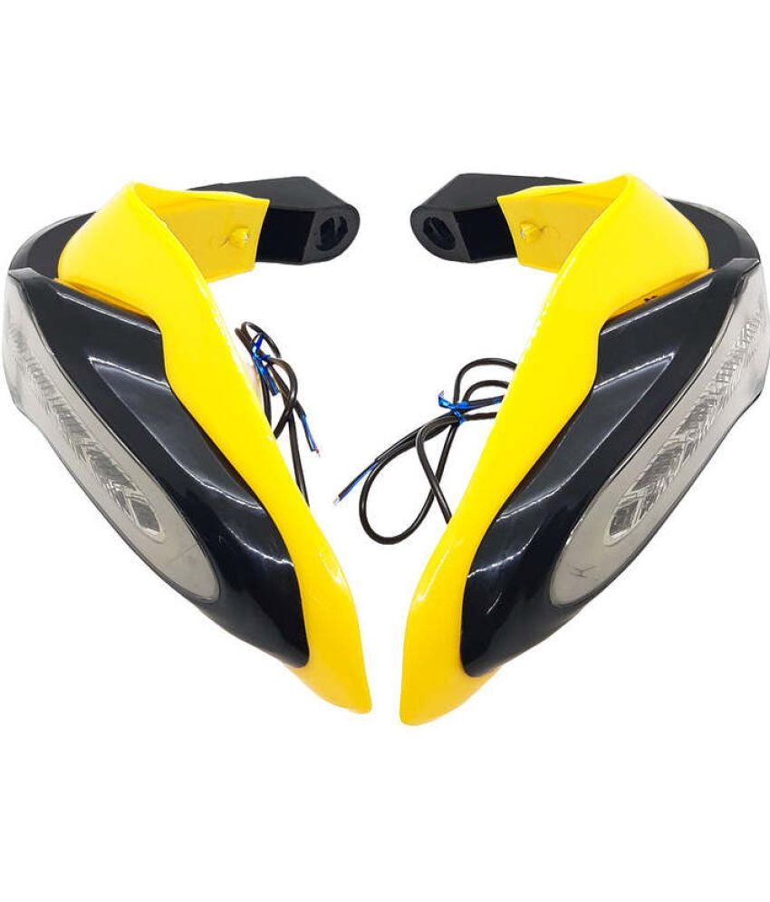     			Autopowerz Universal Bike Handguard With Yellow Body