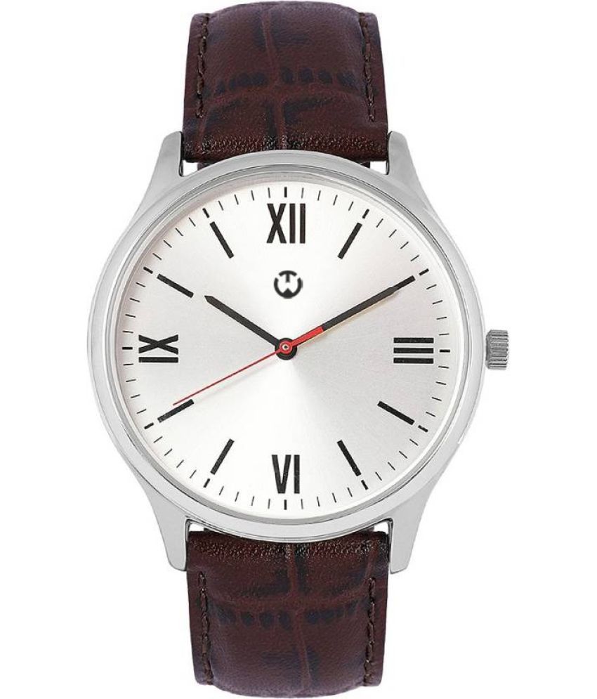     			Wizard Times Brown Leather Analog Men's Watch