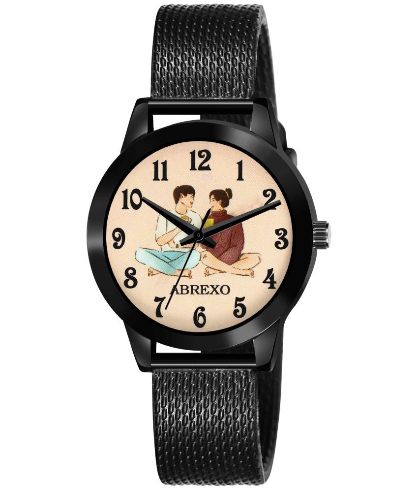     			Fadiso Fashion Black Silicon Analog Womens Watch