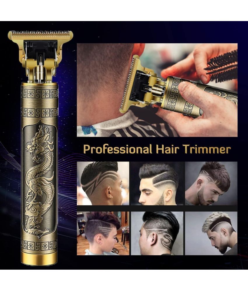     			Gatik Beard Hair Trimmer Gold Cordless,Corded Beard Trimmer With 120 minutes Runtime