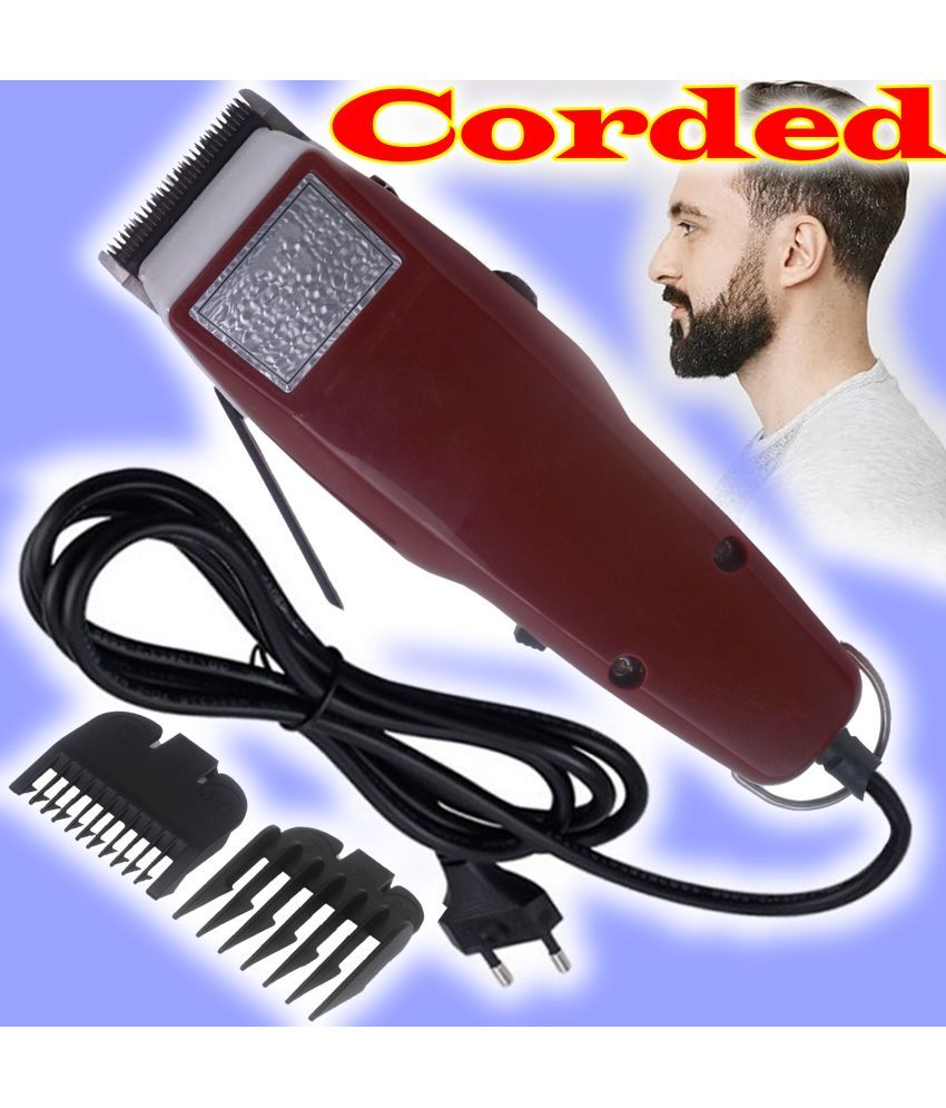     			JMALL Hair Clipper Brown Corded Beard Trimmer With 60 minutes Runtime